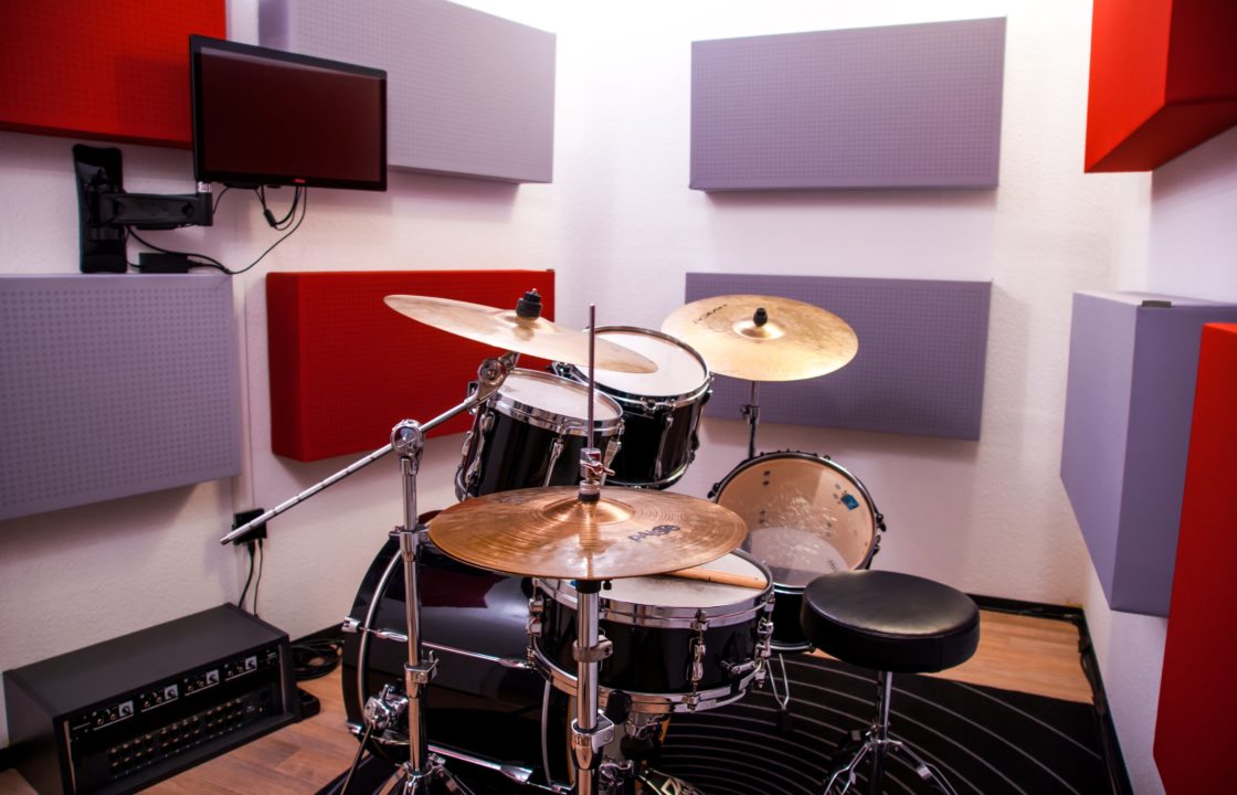 Schlagzeugkabine DLA-Studios Tonstudio Mannheim